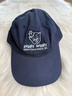 Piggly Wiggly Navy Hilton Head South Carolina Embroidered Hat